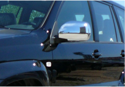 Накладки на зеркала   (нерж.) 2 шт. (LAND CRUISER PRADO 120 SUV J12)